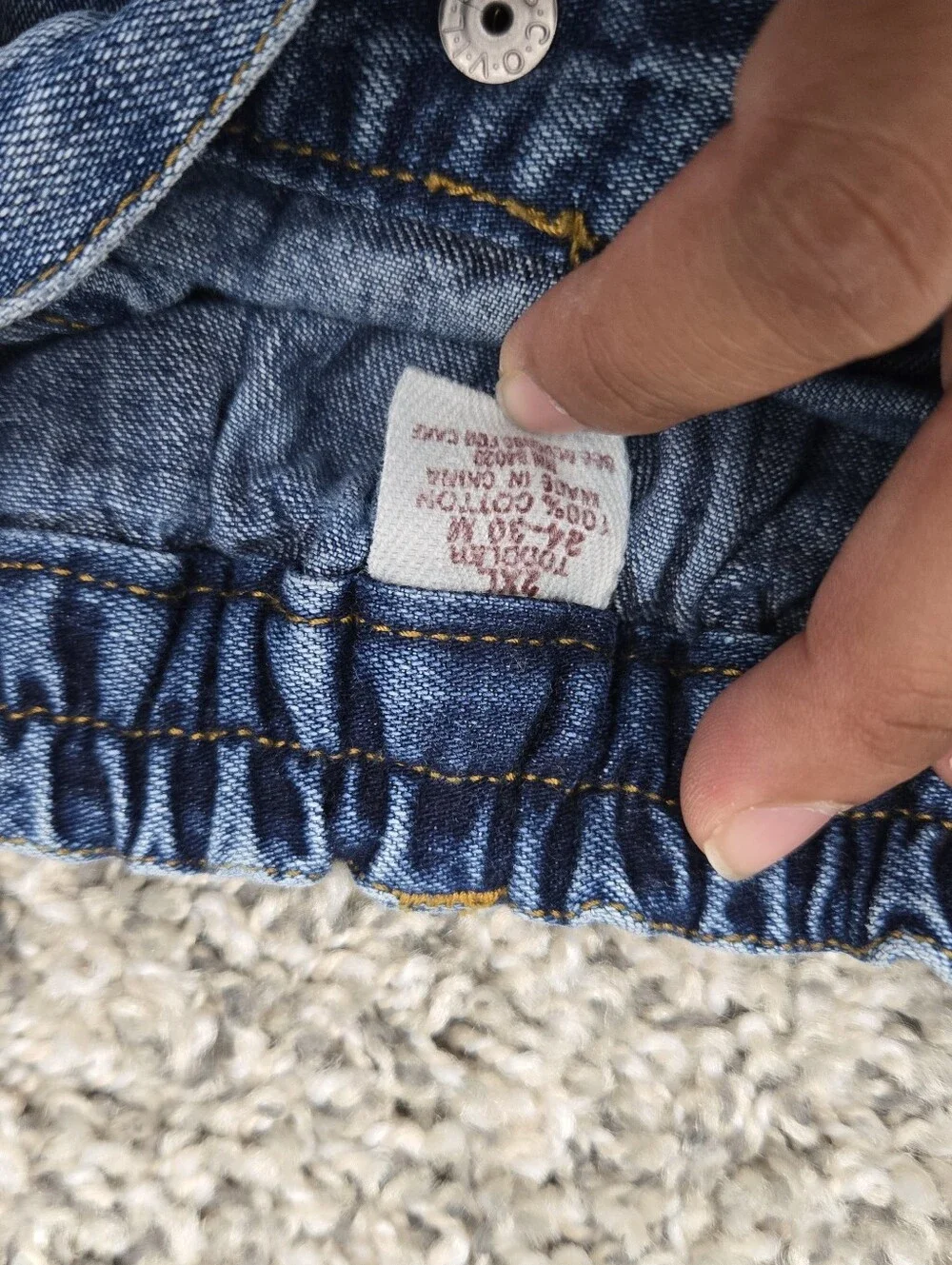 Vtg. Baby Gap Denim Skort